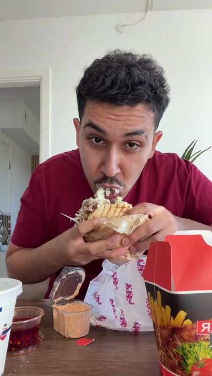 Video still: food review/mukbang by @khaledbalkis