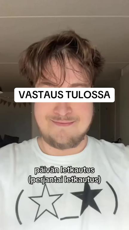 Video still: talking head joke by @essuhessu