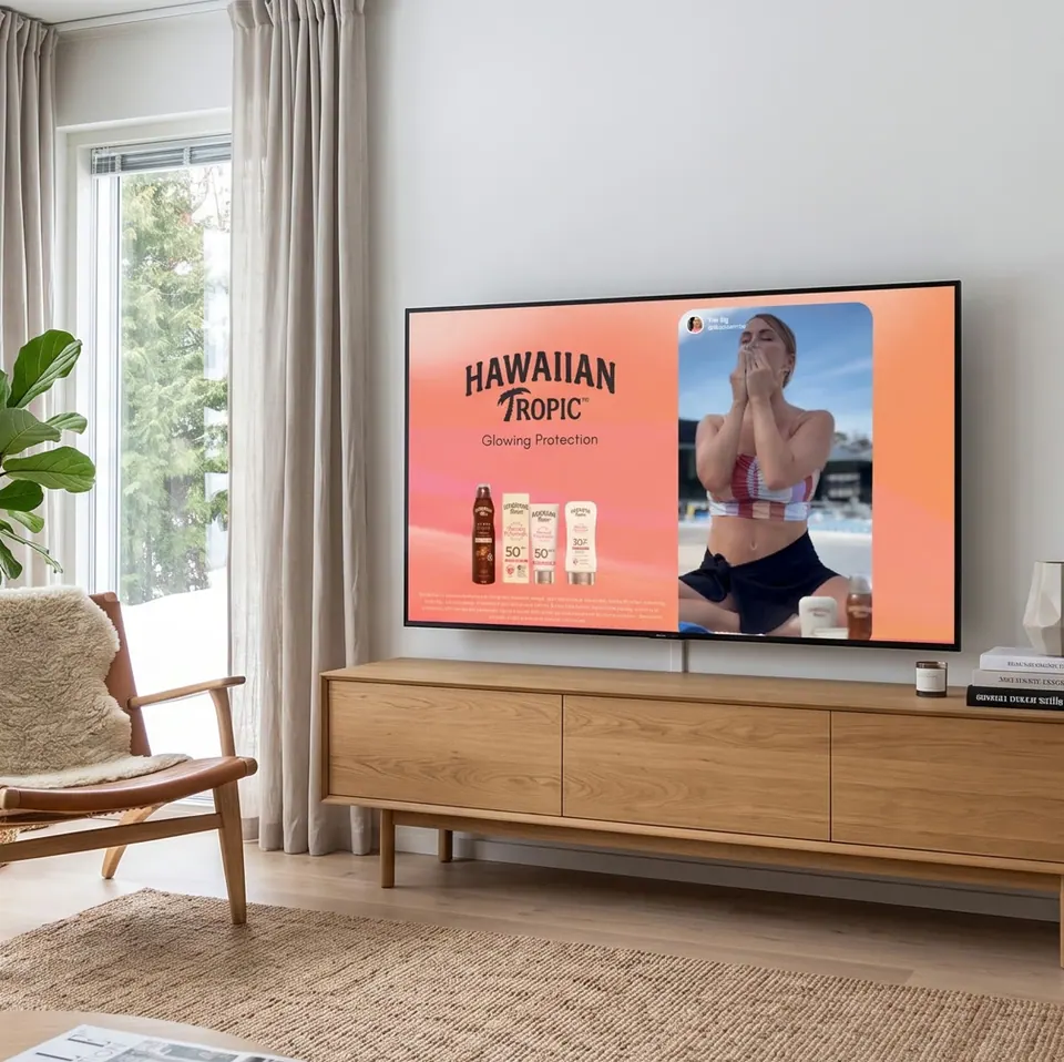 CTV advertising example